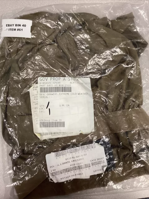 NEW, PCU Level 1 Base Layer Boxer, LARGE/ LONG Coyote Brown, 1 each,  40/61 (mz)