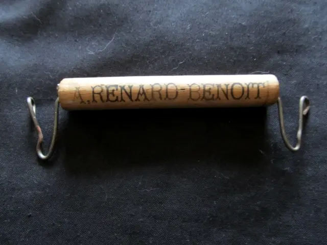 Collection Ancienne poignée porte sacs publicitaire RENARD BENOIT nouveauté CAEN