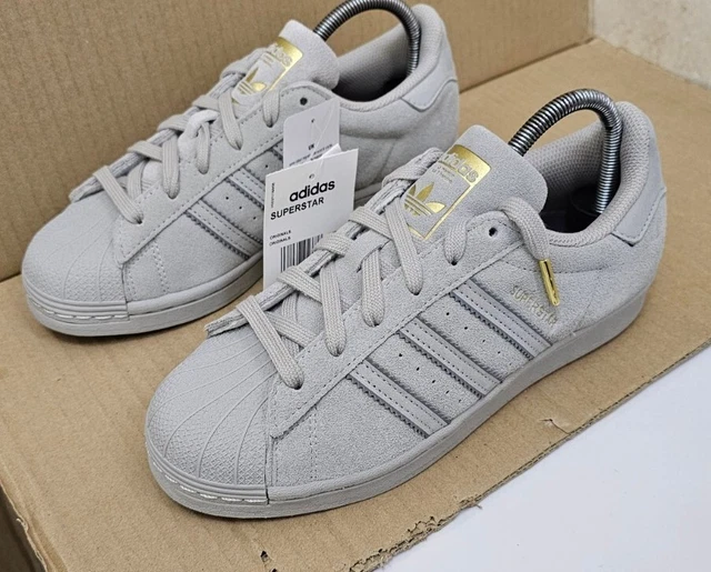 Adidas Superstar Grey Suede FOR SALE PicClick UK