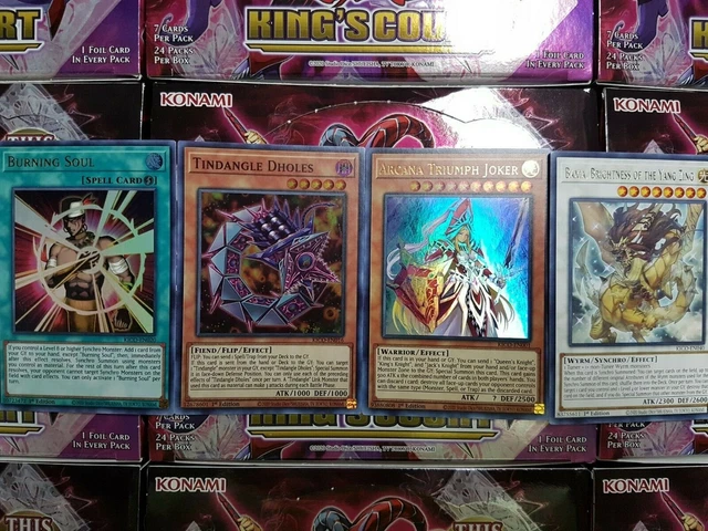 Yu-Gi-Oh King's Court 1st Edition Super, Ultra & Rare - YOU PICK!