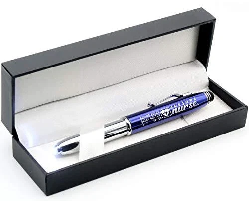 Nurse Gift Penlight - Behind Every Great Doctor is an Awesome Nurse - Engrave...