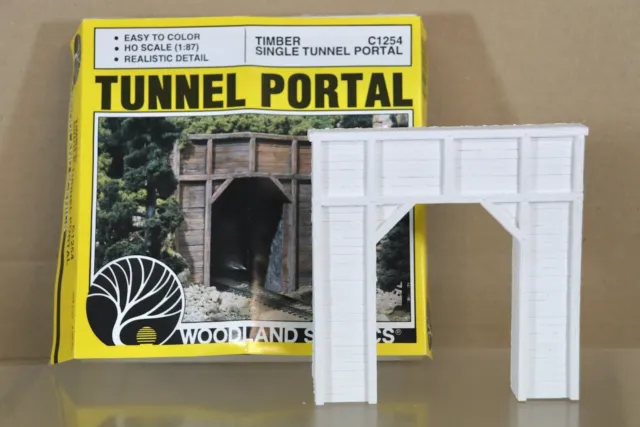 Woodland Scenics C1254 Ho Escala Pista Individual Madera Túnel Portal Ob