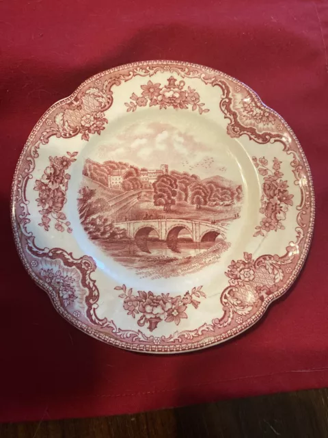 Johnson Brothers England - Old Britain Castles Pink - Dessert Plate 6 1/2”