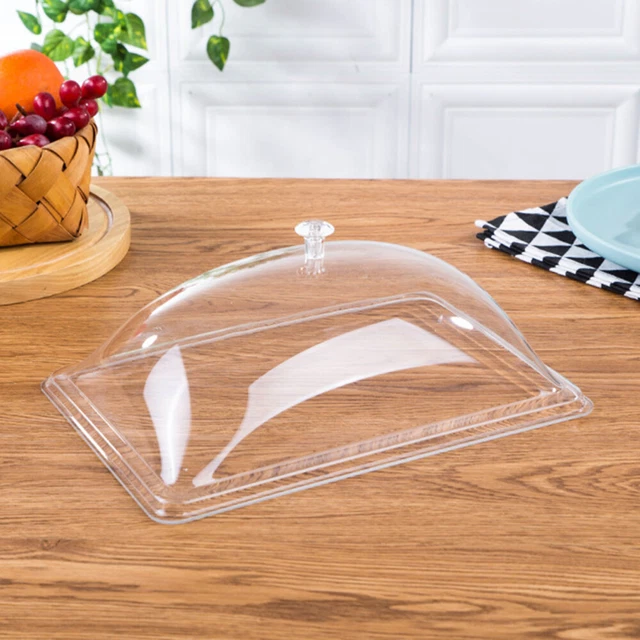 Cloche à Gâteau Transparente 30cm - Protection Anti-Poussière Pour Pâtisserie