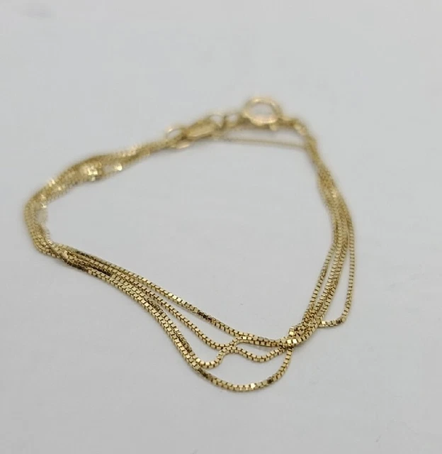 Everlasting Gold 14k Yellow Gold Box Chain Necklace 18" (0.90g) MSRP $275 Everlasting Gold 14k Yellow Gold Box Chain Necklace 18" (0.90g) MSRP $275