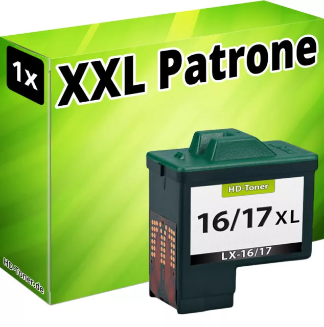 TINTE PATRONE für LEXMARK 16/17 X1180 X1185 X1190 X1250 X1270 X1290 X2230 X2250