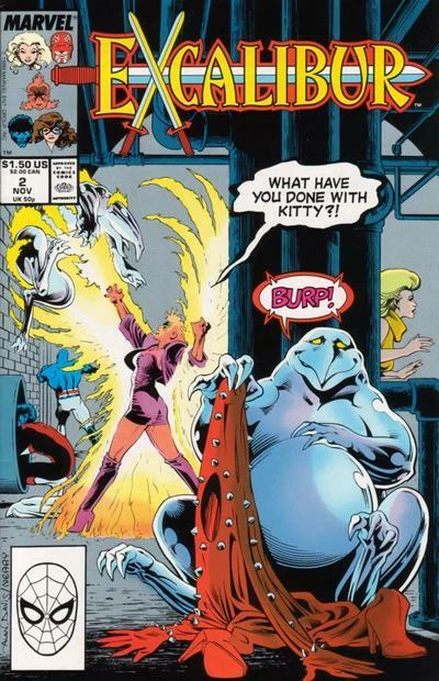 Excalibur #2 Marvel Comics November Nov 1988 (VFNM)