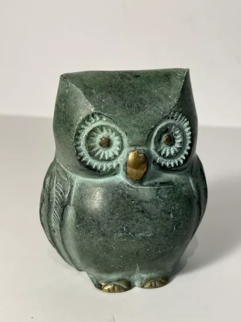 Hibou en bronze