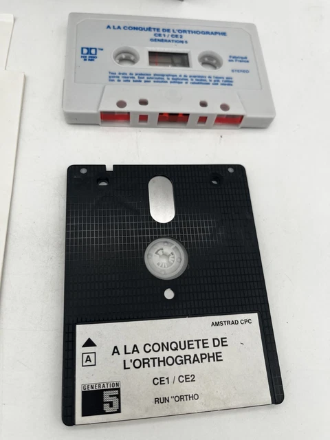 Jeux Rétro GAUNTLET + GAUNTLET II Sur Amstrad CPC 6128 - Version Française, état Très Bon