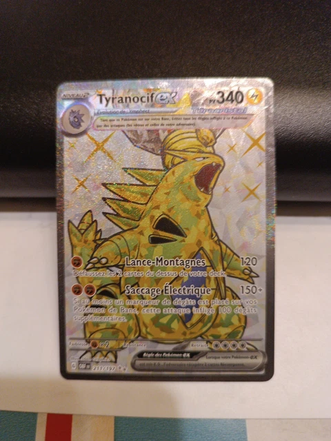 Tyranitar EX 211/197 - Full Art Ultra Rare - Obsidian Flames Pokémon TCG Mint/NM