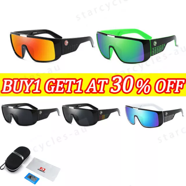 DUBERY Man Sunglasses Polarized Glasses Sport Driving Fishing Eyewear Xmas UV400