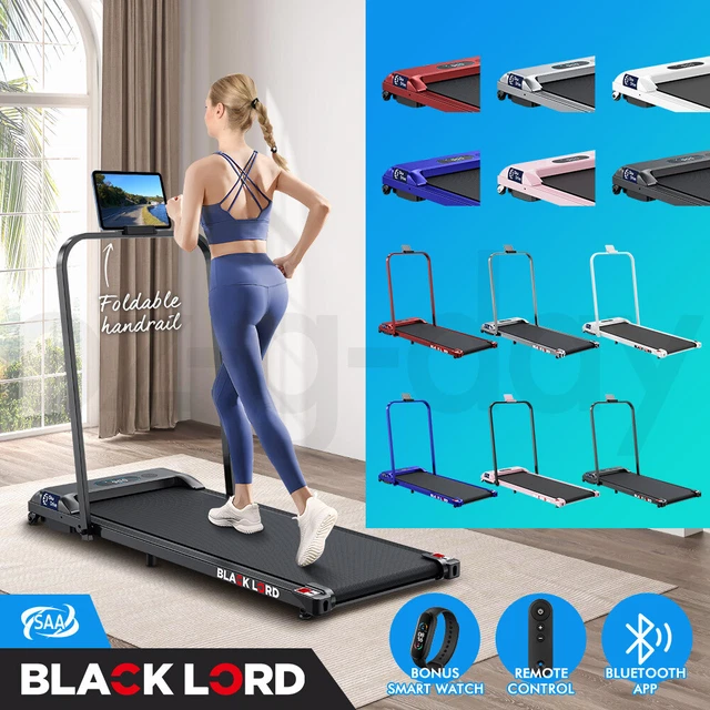 BLACK LORD Treadmill Electric Walking Pad Home Office Gym Fitness Remote Control