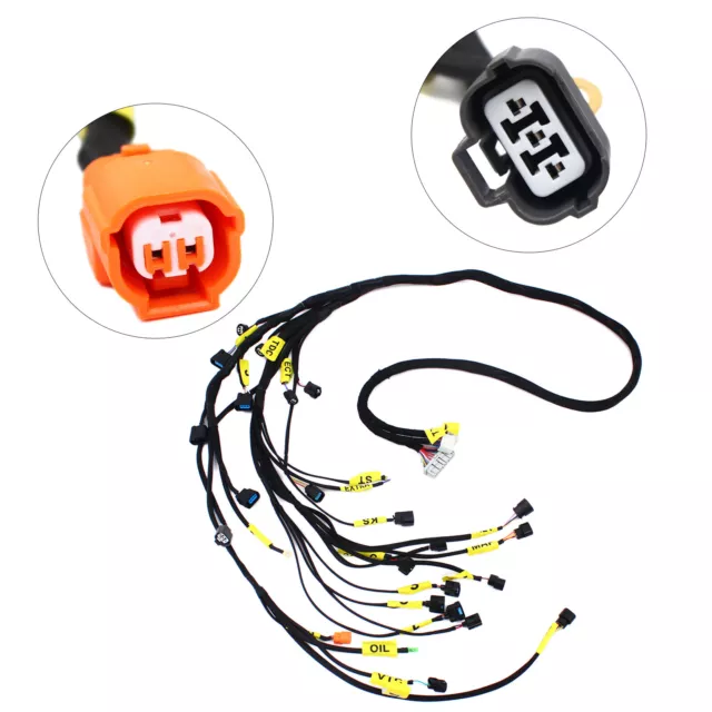 For Honda Acura K-Swap Integra CRX EK EG K20 K24 K Series Folding Engine Harness
