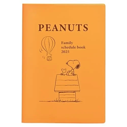 PEANUTS SNOOPY FAMILY Balloon 2025 Schedule Planner Diario Libro