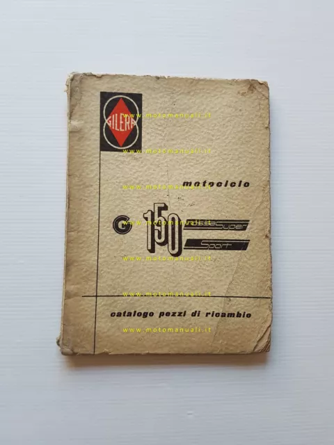 Gilera G 150 Rossa Super - Sport 1959 catalogo ricambi originale