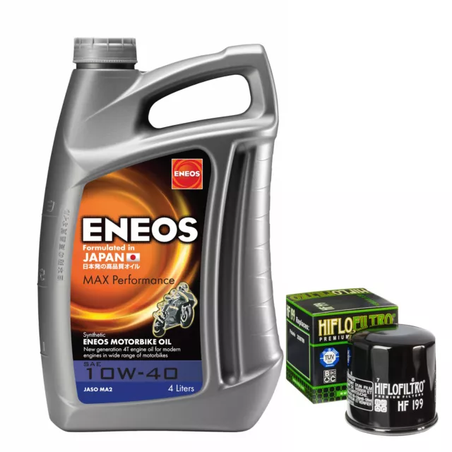 Polaris 500 Scrambler 4x4 2012 Eneos Max Performance 10w40 4L Oil & Filter Kit