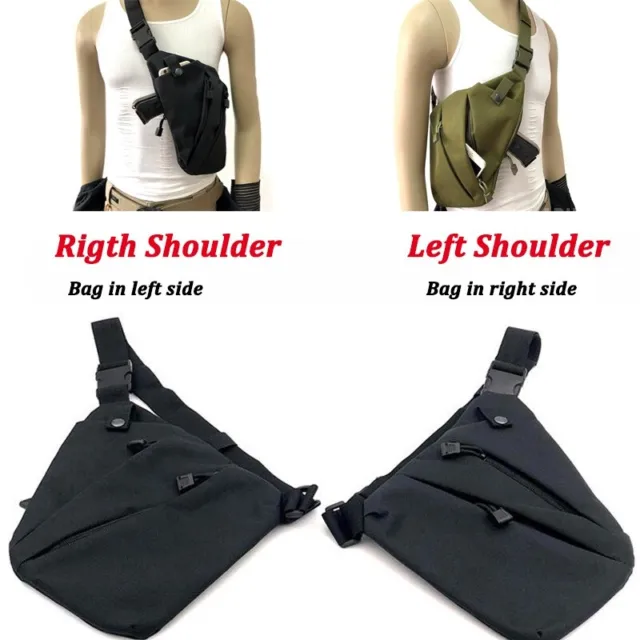 Concealed Multifunctional Chest Bag Pack Messenger Shoulder Bag Anti-theft Bags