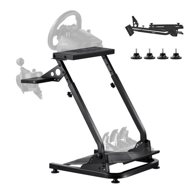 Support de volant de course , support de simulateur réglable et