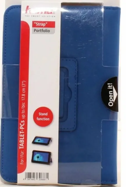 Hama Strap Tasche Case Schutzhülle für Tablet bis 17,8 cm 7 " blau