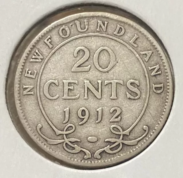 1912 Newfoundland 20 Cents