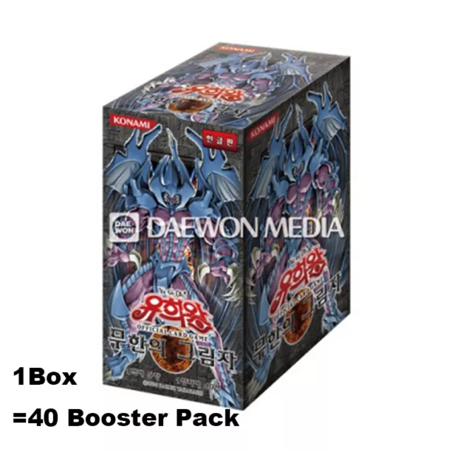 Yugioh Cards "Shadow Of Infinity SOI-KR" Booster Box 40 Pack / Korean Ver