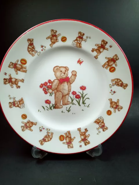 1984 Masons Teddy Bear Childrens Plate Ironstone Made In England