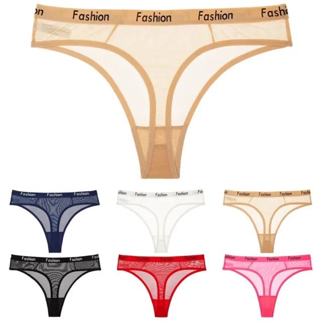 Sexy Women's Panties Sports Underwear Fashion Mesh Lingerie Hot G-String  Thong~