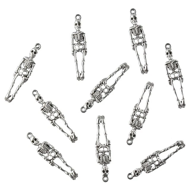 Legierung Legierter Skelett körper Charms  Ohrring Schmuck herstellung
