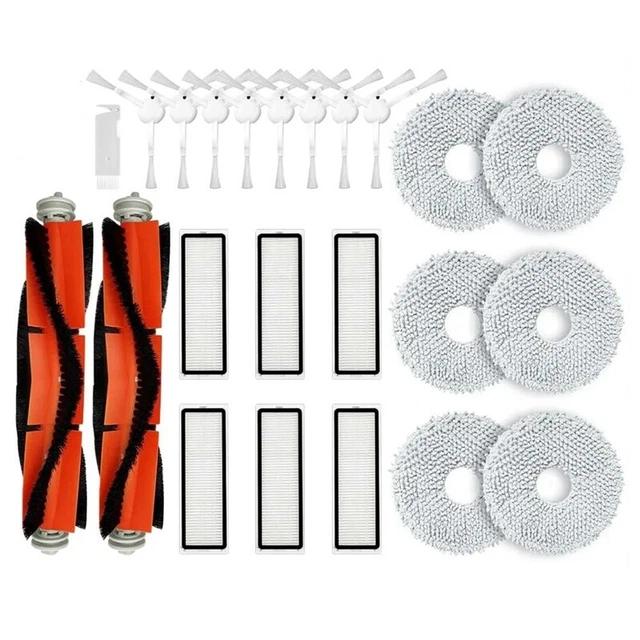 Ricambi Per Xiaomi Robot Vacuum S10+ / S10 Plus – Set A Con Spazzola Laterale, Filtro HEPA E Straccio Per Mocio | Kit Manutenzione Robot Aspirapolvere