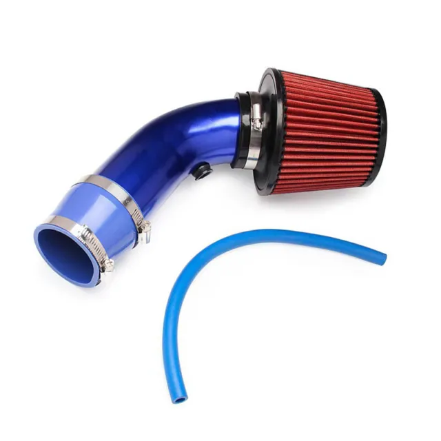 Car Cold Air Intake Filter Induction Pipe Power Flow Hose System Set US STOCK