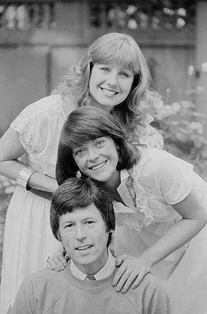Bbc Television Presenters Sarah Greene Isla St Clair 1981 OLD PHOTO
