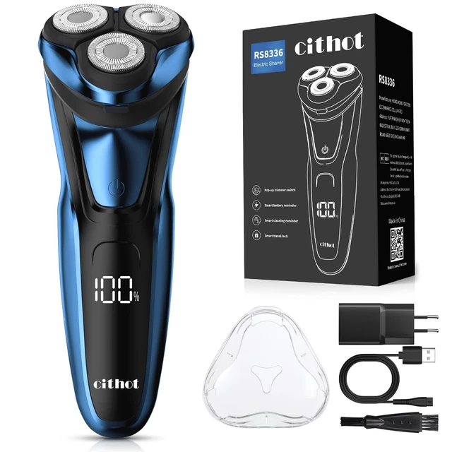 Tondeuse/rasoir électrique 7 En 1 Pour Homme - Étanche, Rechargeable USB - 7 Têtes - Noir