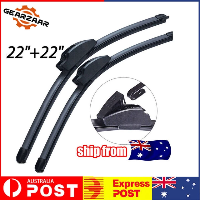 FOR FORD FALCON BA BF Territory SX SY 22"+22" Front Windscreen Wiper Blades Set^ EUR 13,90