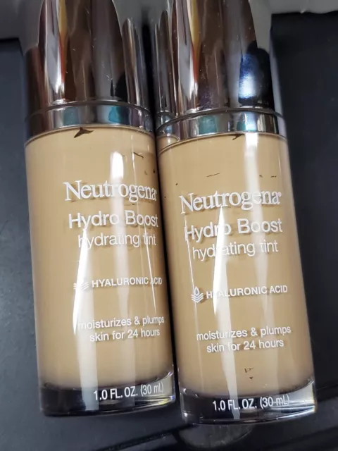 (2) Tinte Hidratante Neutrogena Hydro Boost, Beige Natural 60 exp2024 NUEVO
