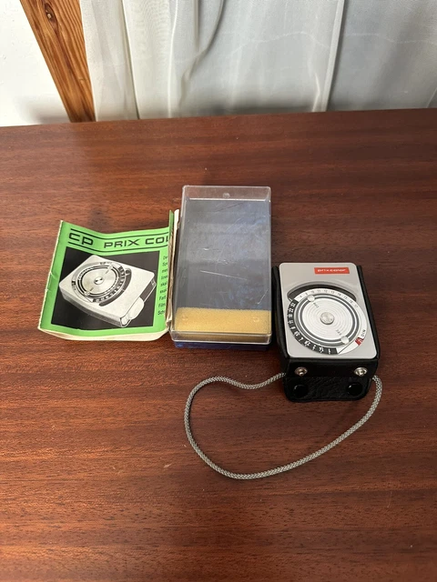 Dorn Cp Prixcolor Light, Exposure Meter Working W/ Case & Strap & Instructions