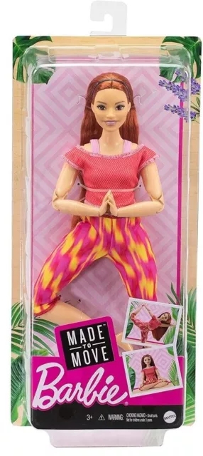 BARBIE MADE TO Move Red Hair Curvy Toy Doll - Brand New $54.95 - PicClick AU