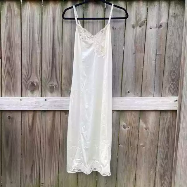 Vintage Wonder Maid Creamy White Slip Dress