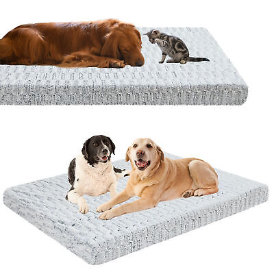 Antistretch Dog Bed Orthopedic Sponge Foam Upper Plush Dog Mat Crate Pad Cushion