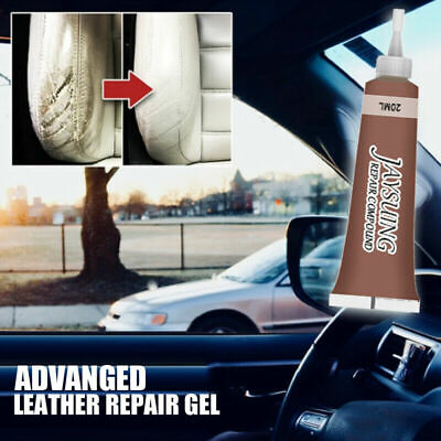 Gel de reparación avanzada de cuero pintura raspado agujero pasta 20 ml cuidado coche asiento⭐
