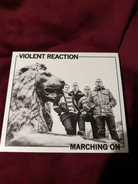 Violent Reaction - Marching On CD (UKHC, Hardcore, Punk, Revelation Records)