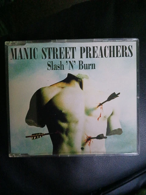 Manic Street Preachers　Slash N' Burn ロンT Vintage 90s Manic Street Preachers Slash N Burn t-shirt rare