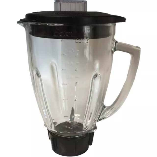 OSTER 6 Cup Round Top Piece Glass Jar with Blades Replacement Set Blender #6843