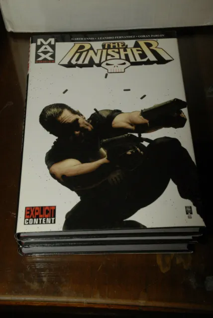 Punisher Max HARD COVER 1st Print High Grade Garth Ennis Explicit Book 3