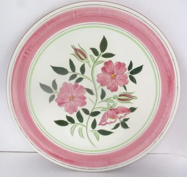 Vintage Stangl Pottery - Wild Rose Round Serving / Chop Platter 12”