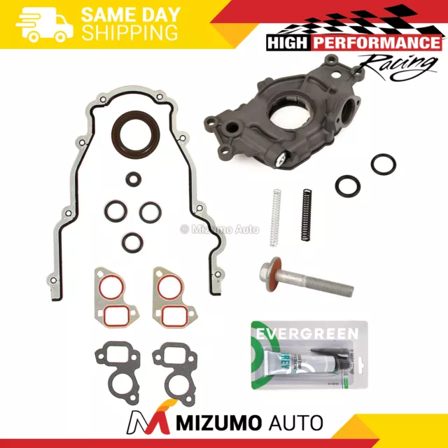 High Pressure Volume Oil Pump Timing Gaskets Bolt for GM LS 5.3 6.0 6.2 10355HV