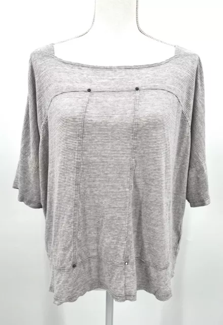 Eileen Fisher 100% Linen Women’s Top Blouse Size XL Boxy Oversized Lightweight