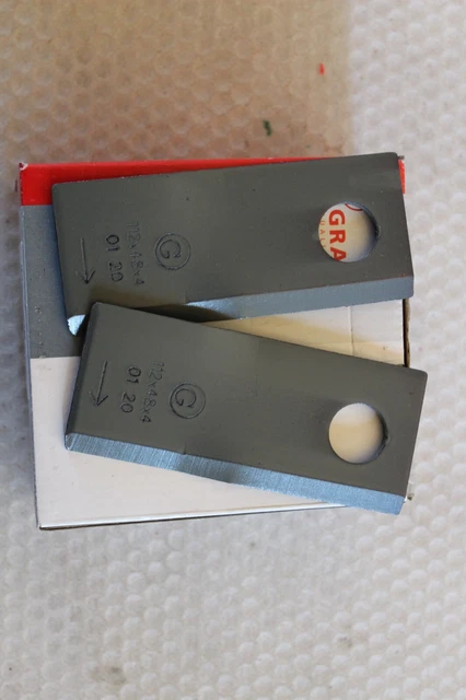 Mähklingen pas Krone Vergleichs  139 888 Format 112x48x4mm Paket mit 25 Klingen