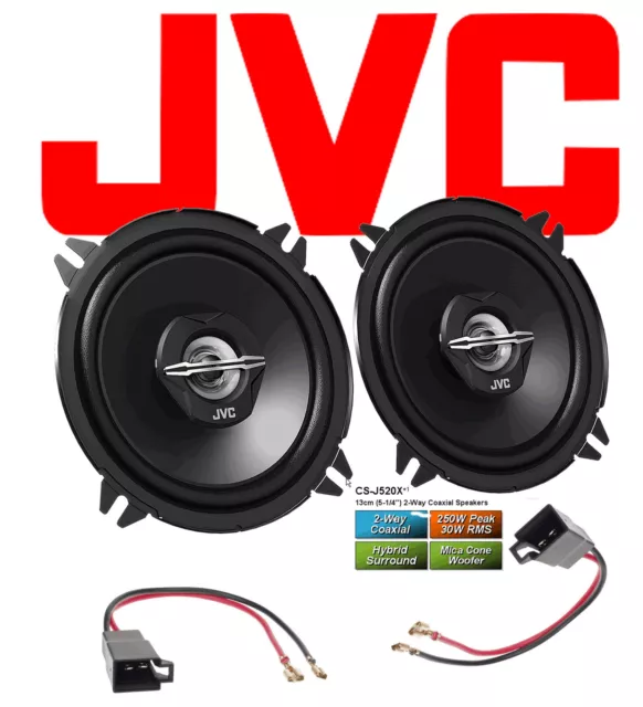 JVC LAUTSPRECHER für RENAULT LAGUNA II 2001-2007 Front Tür vorne 2-Wege 250Watt