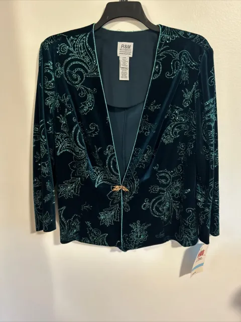 RM Richards garment  Size 20 Women Petite Jade Jacket