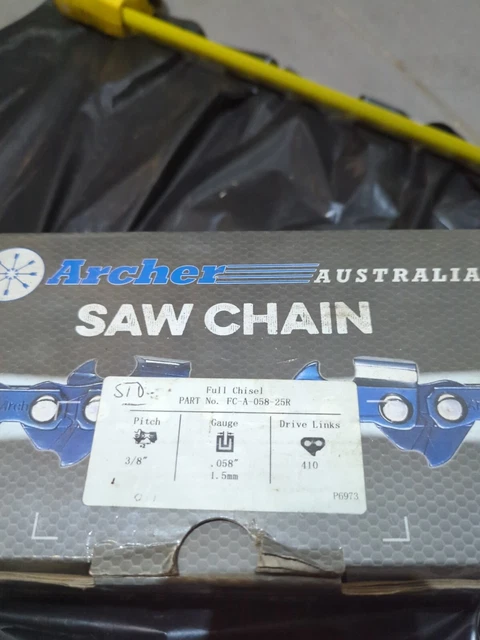 Chain Saw Chain. Archer 25 Ft